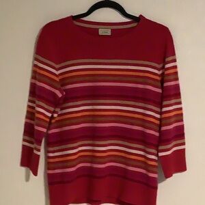 Cashmere striped sweater